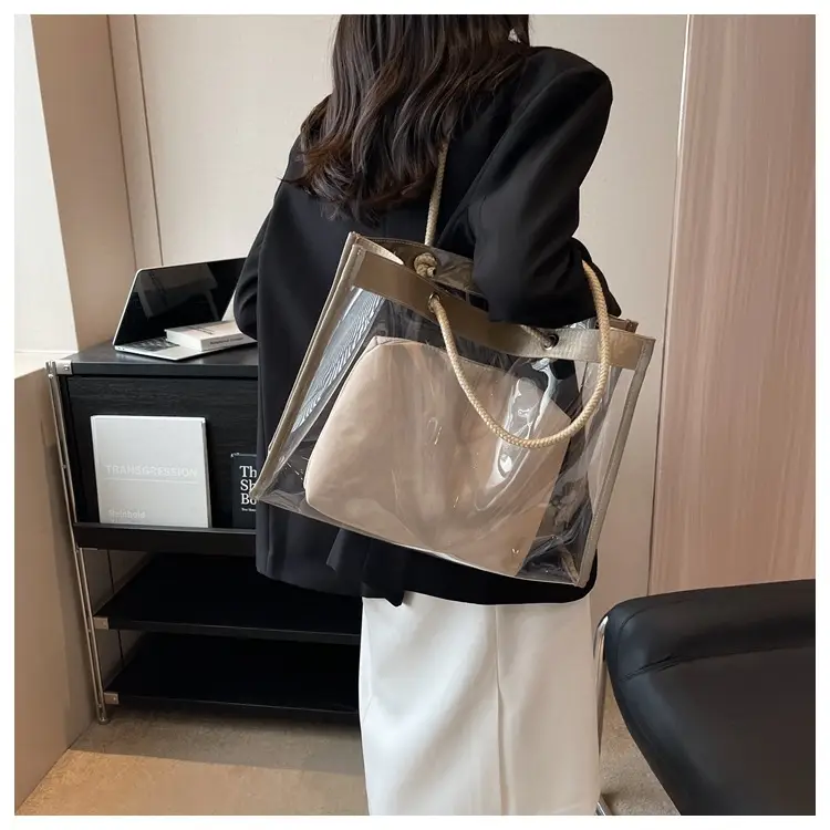 Transparent Women's Shoulder Bag 2025 New Large Capacity — feature 30
