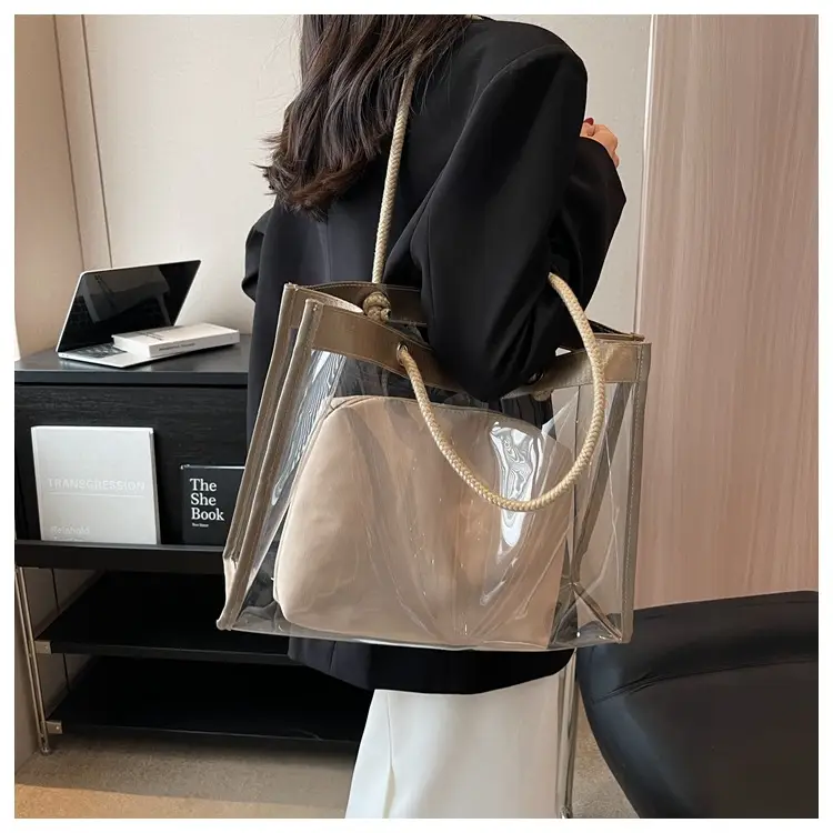 Transparent Women's Shoulder Bag 2025 New Large Capacity — feature 31