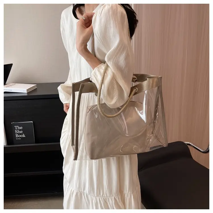Transparent Women's Shoulder Bag 2025 New Large Capacity — feature 33