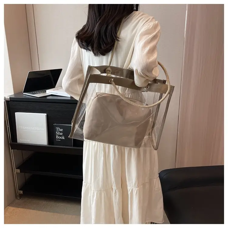 Transparent Women's Shoulder Bag 2025 New Large Capacity — feature 34