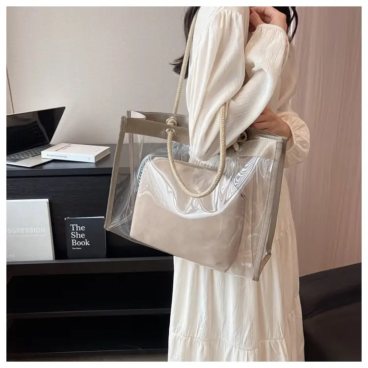 Transparent Women's Shoulder Bag 2025 New Large Capacity — feature 35