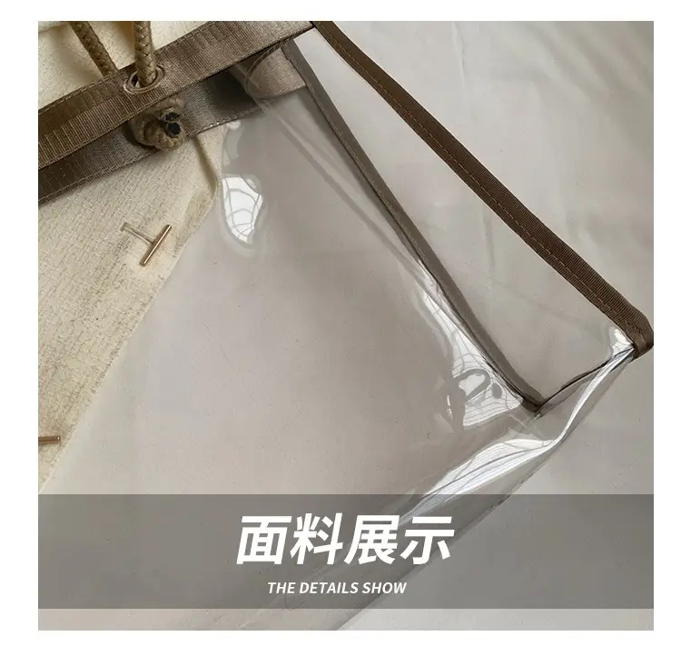 Transparent Women's Shoulder Bag 2025 New Large Capacity — feature 5