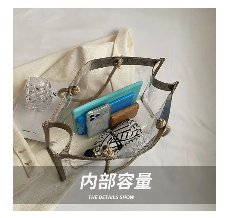 Transparent Women's Shoulder Bag 2025 New Large Capacity — feature 8