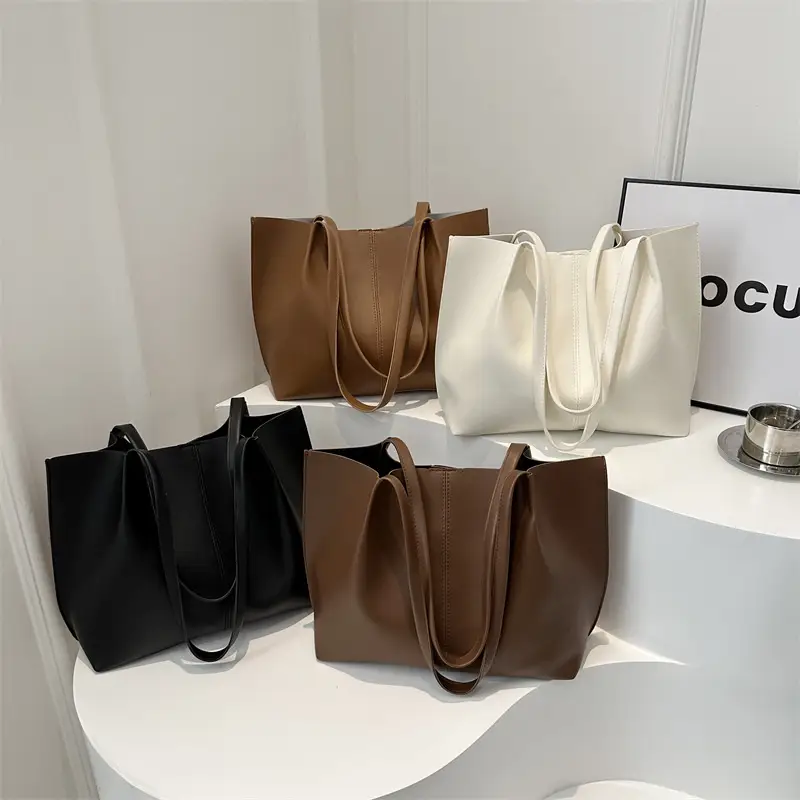 Black Women's Casual Commuter Tote Bag 2024 - Image 5