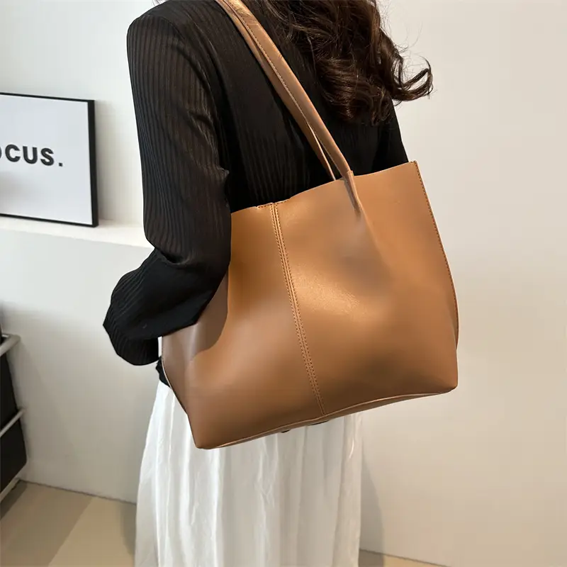 Black Women's Casual Commuter Tote Bag 2024 - Image 7