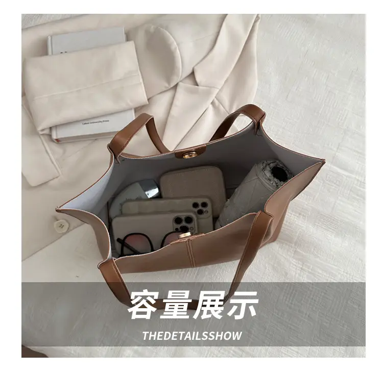 Black Women's Casual Commuter Tote Bag 2024 — feature 7