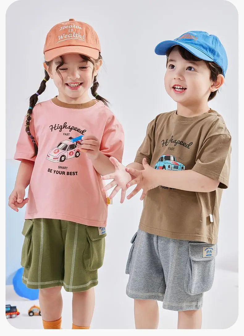 Dudujia Kids T-Shirt White Summer Casual Baby Top — feature 9