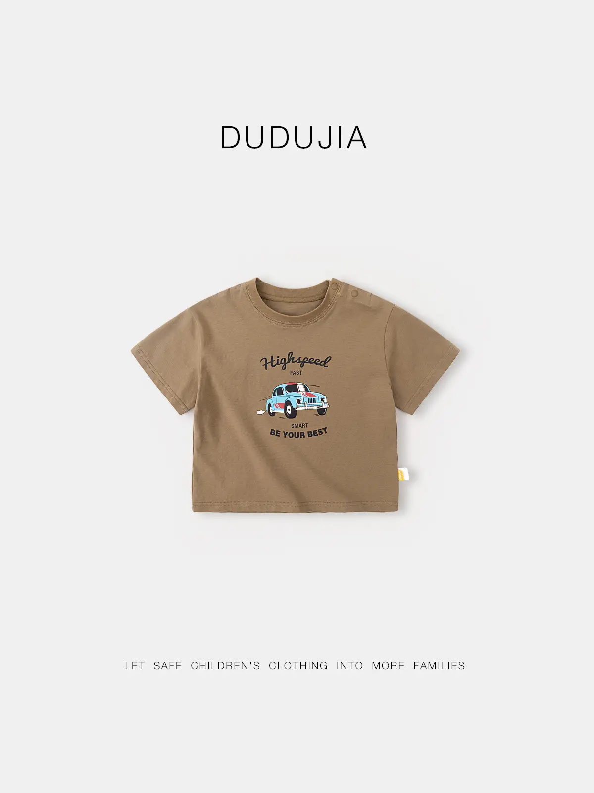 Dudujia Kids T-Shirt White Summer Casual Baby Top - Image 2