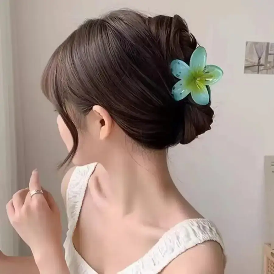 Plumeria Hair Clips Women 2025 New High-End Clip — feature 7