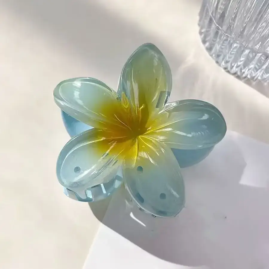 Plumeria Hair Clips Women 2025 New High-End Clip - Image 2