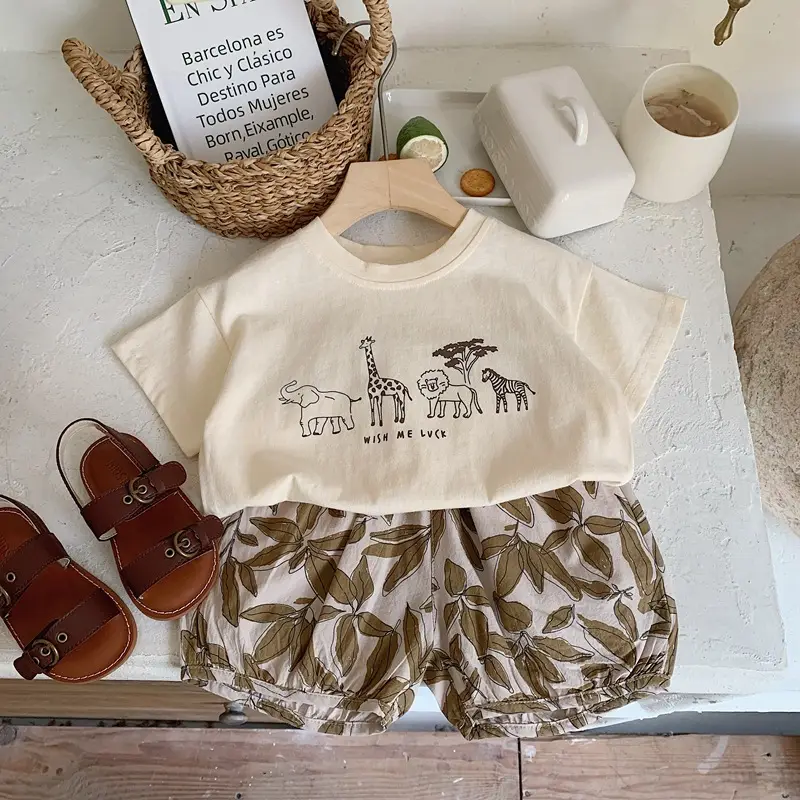 Boys Cotton Graphic T-Shirt Summer Top - Image 4
