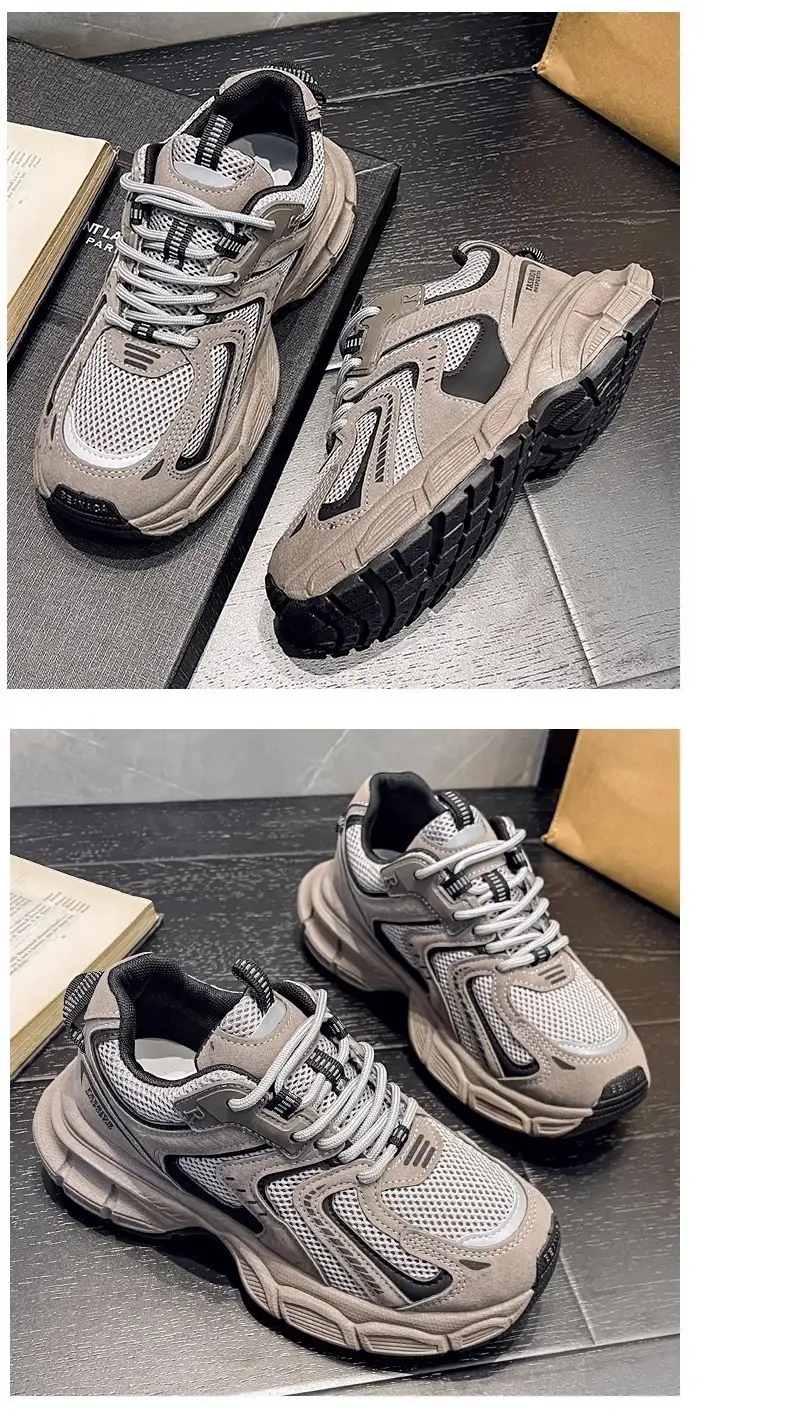 Women Grey Thick Casual Sneakers 2025 โ feature 14