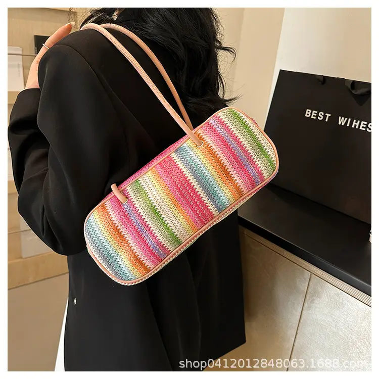 Rainbow Striped Women's Shoulder Bag 2024 — feature 17