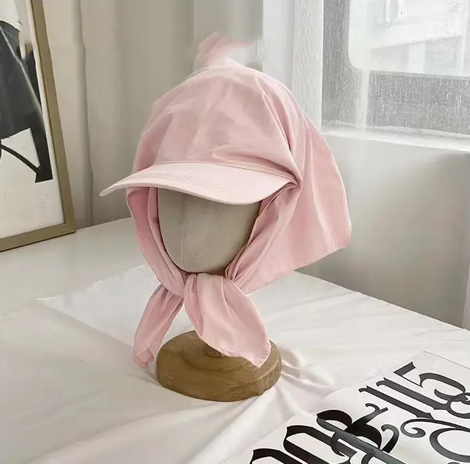 Japanese Headscarf Sunscreen Cap for Kids Outdoor Camping — feature 1
