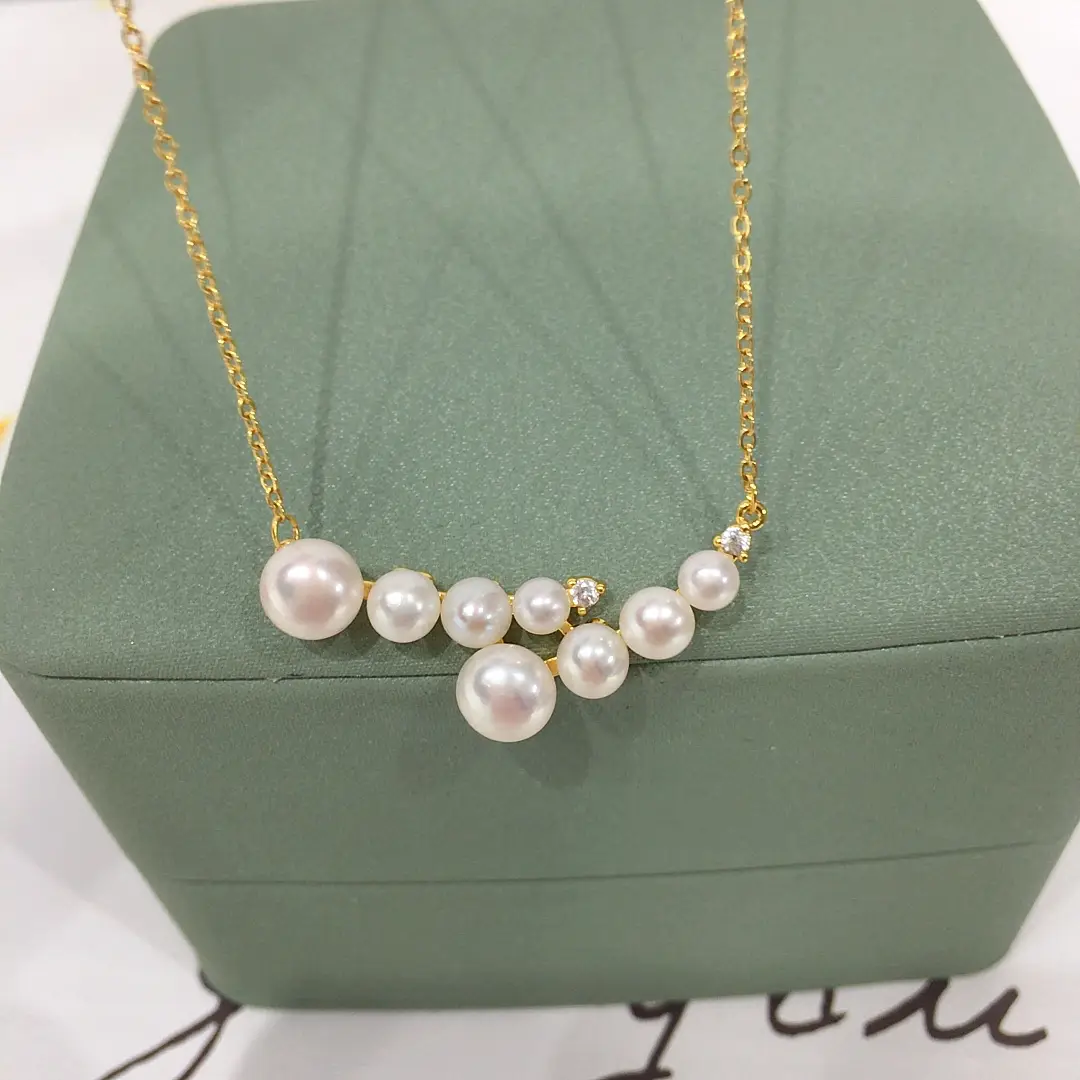 Zhuji Natural Pearl Pendant Multi-Bead Balance Series - Image 3