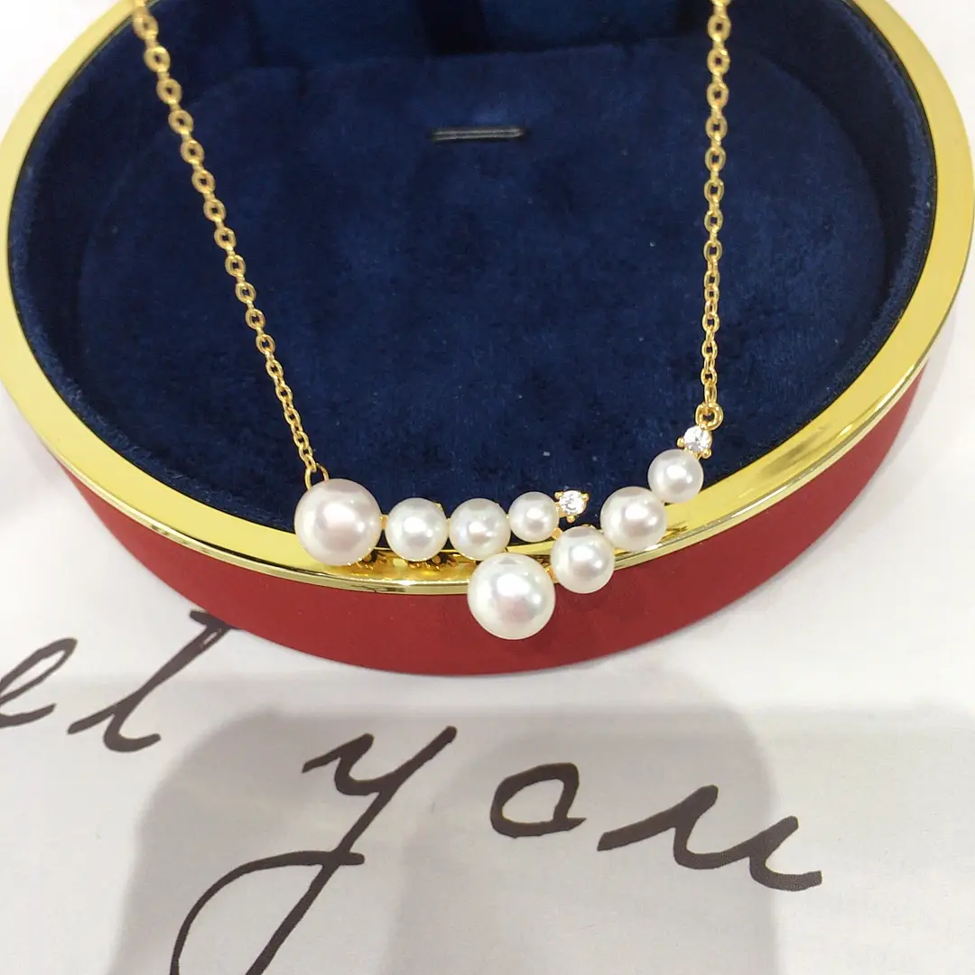 Zhuji Natural Pearl Pendant Multi-Bead Balance Series - Image 4