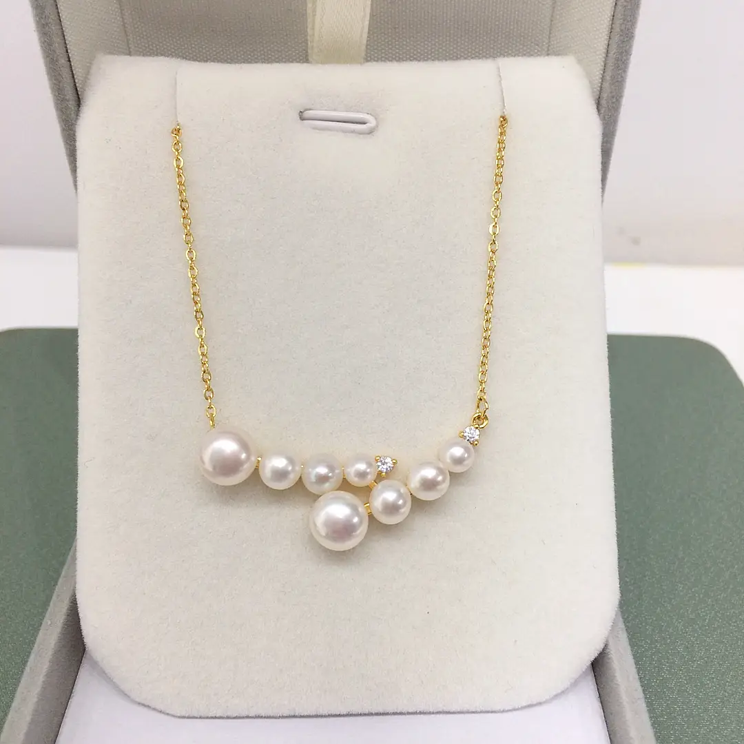 Zhuji Natural Pearl Pendant Multi-Bead Balance Series - Image 5