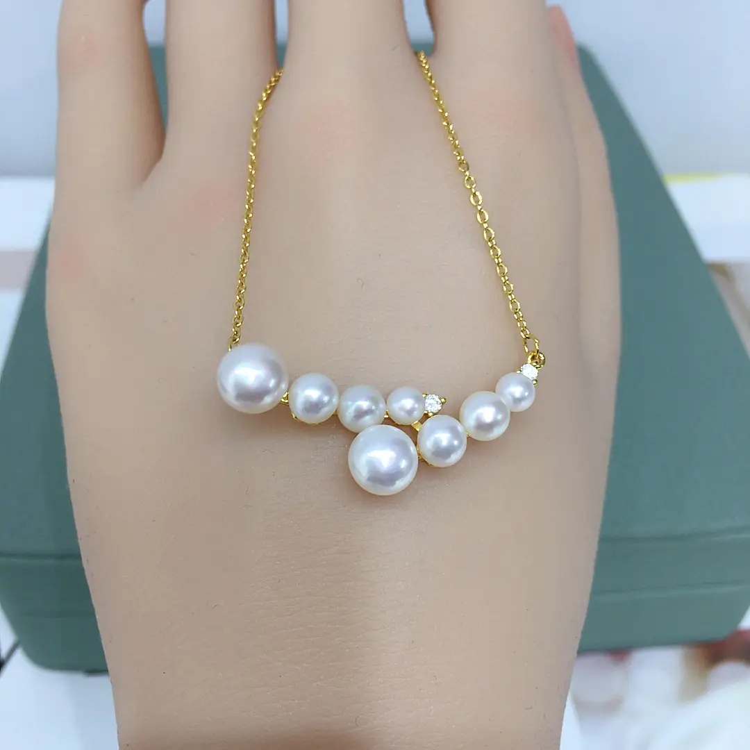 Zhuji Natural Pearl Pendant Multi-Bead Balance Series — feature 10