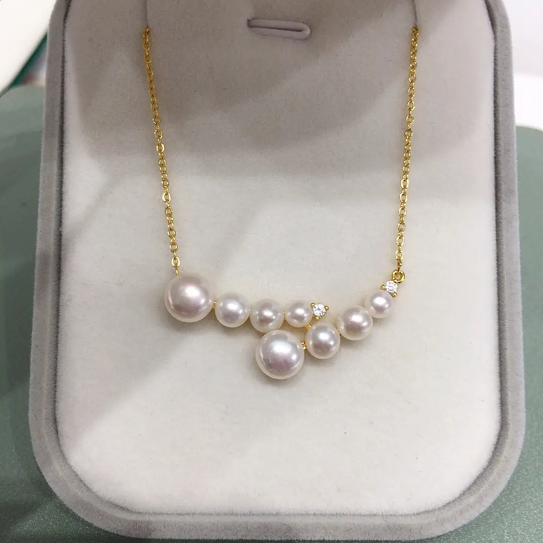 Zhuji Natural Pearl Pendant Multi-Bead Balance Series — feature 6