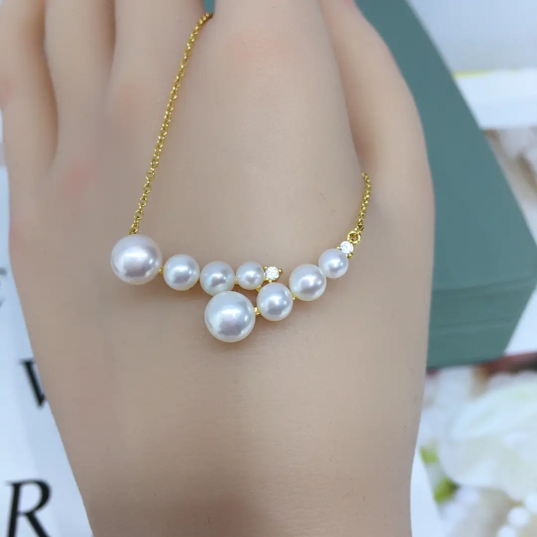 Zhuji Natural Pearl Pendant Multi-Bead Balance Series — feature 8