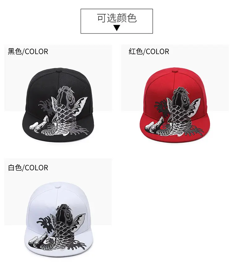 Black Embroidered Baseball Cap for Men Women Adjustable Hip Hop — feature 8