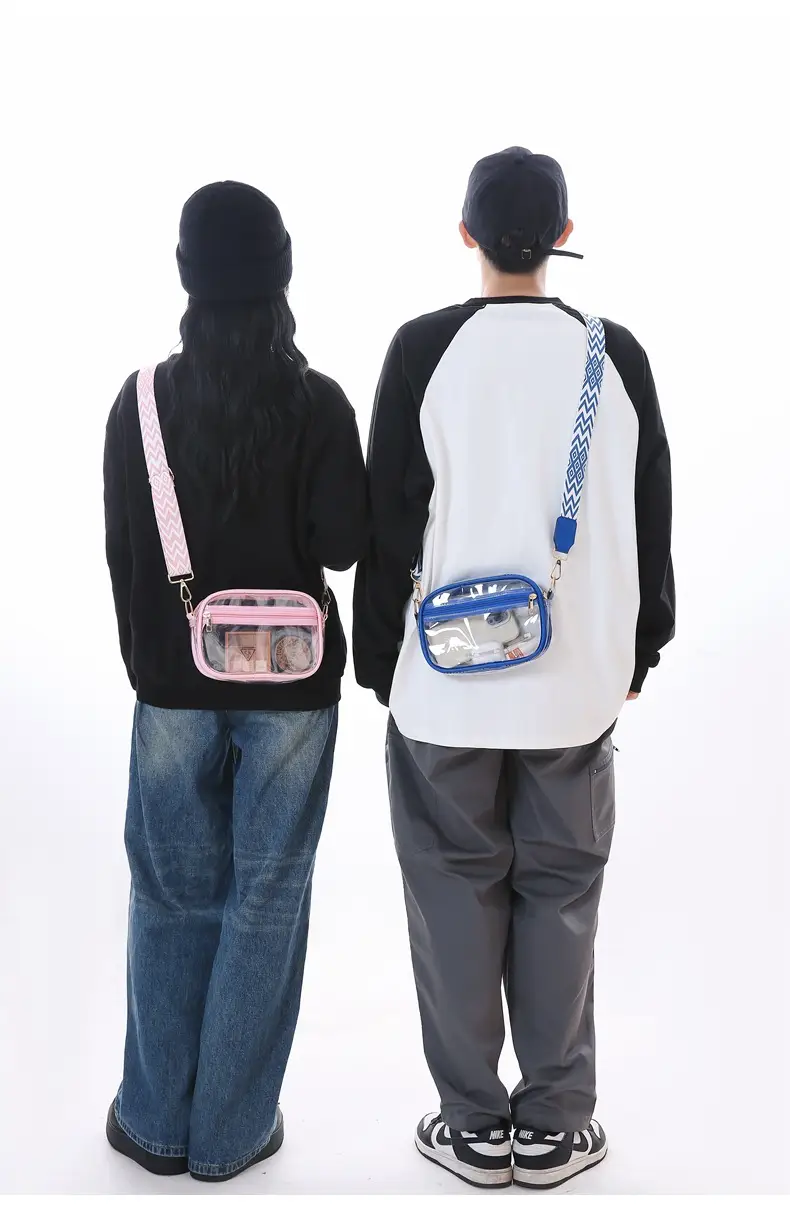 Pink Transparent Crossbody Bag for Women — feature 22