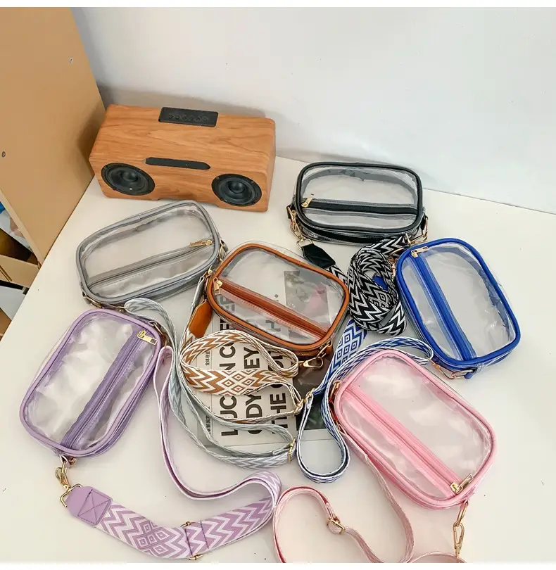 Pink Transparent Crossbody Bag for Women — feature 30