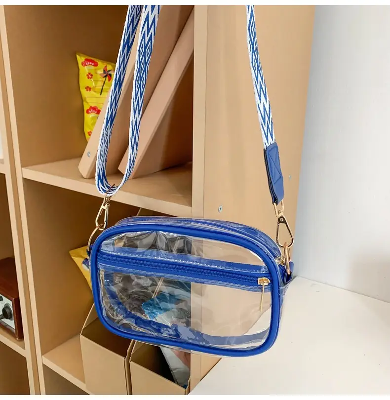 Pink Transparent Crossbody Bag for Women — feature 42