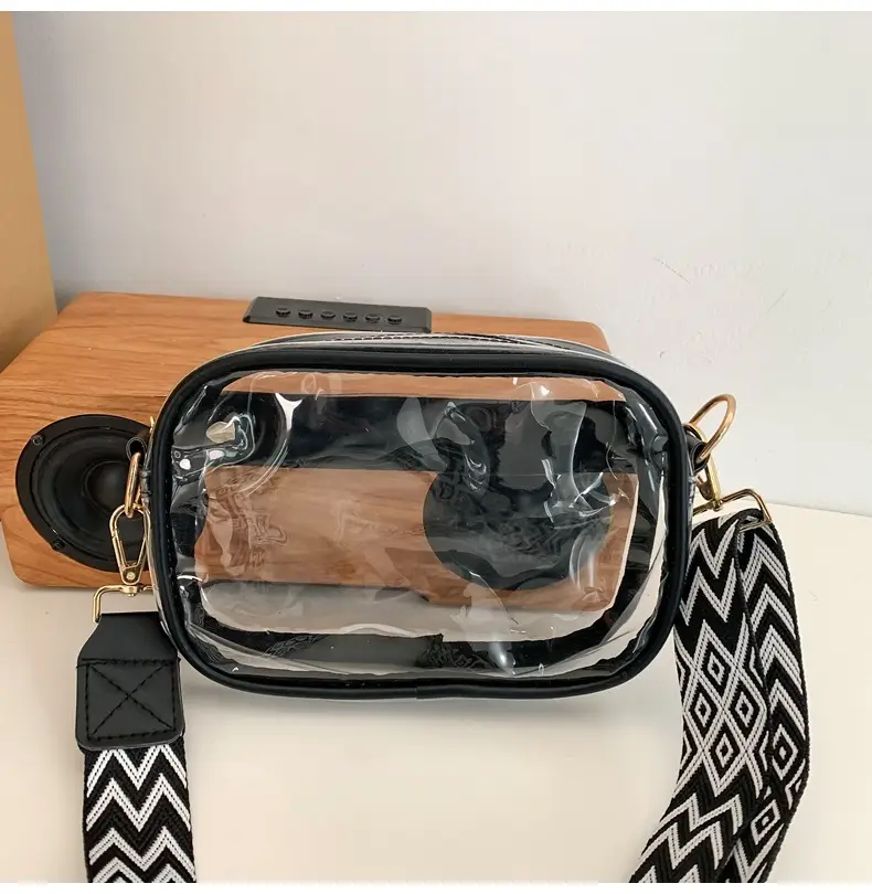 Pink Transparent Crossbody Bag for Women — feature 47