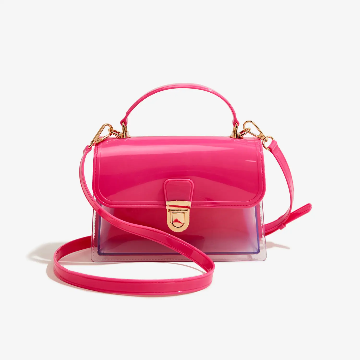Pink Jelly Crossbody Bag for Women 2025 - Image 5