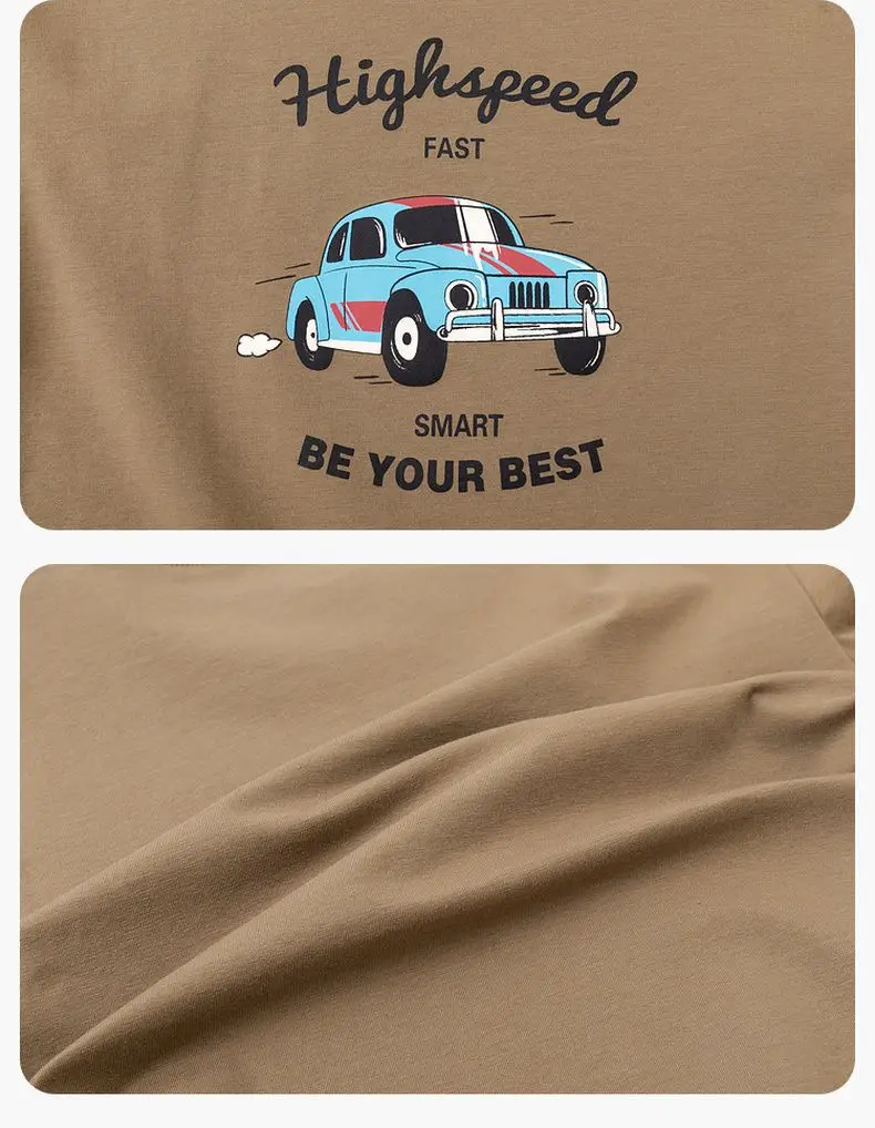 Kids Cotton T-Shirt Short Sleeve Summer Casual Boys Girls — feature 16