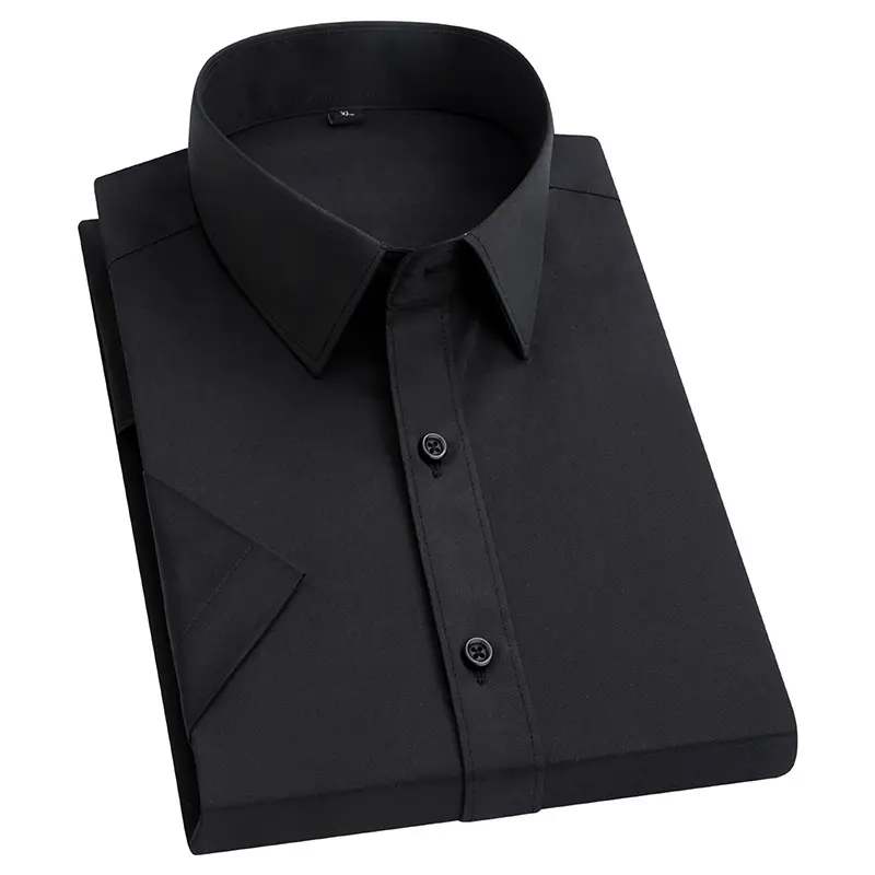 Dongyu Men's Navy Blue Slim Fit Shirt - Image 2