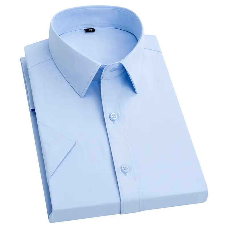 Dongyu Men's Navy Blue Slim Fit Shirt - Image 4