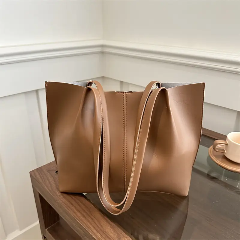 Black Casual Tote Bag for Women 2024 - Image 7
