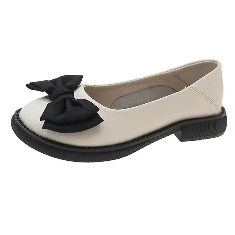 Women's Black Bow Slip-On Flats 2025 - Image 7
