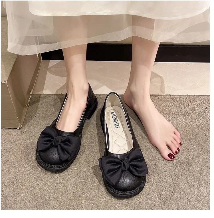 Women's Black Bow Slip-On Flats 2025 โ feature 10