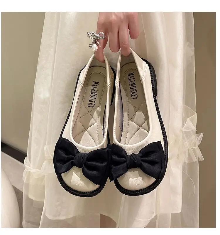 Women's Black Bow Slip-On Flats 2025 โ feature 9