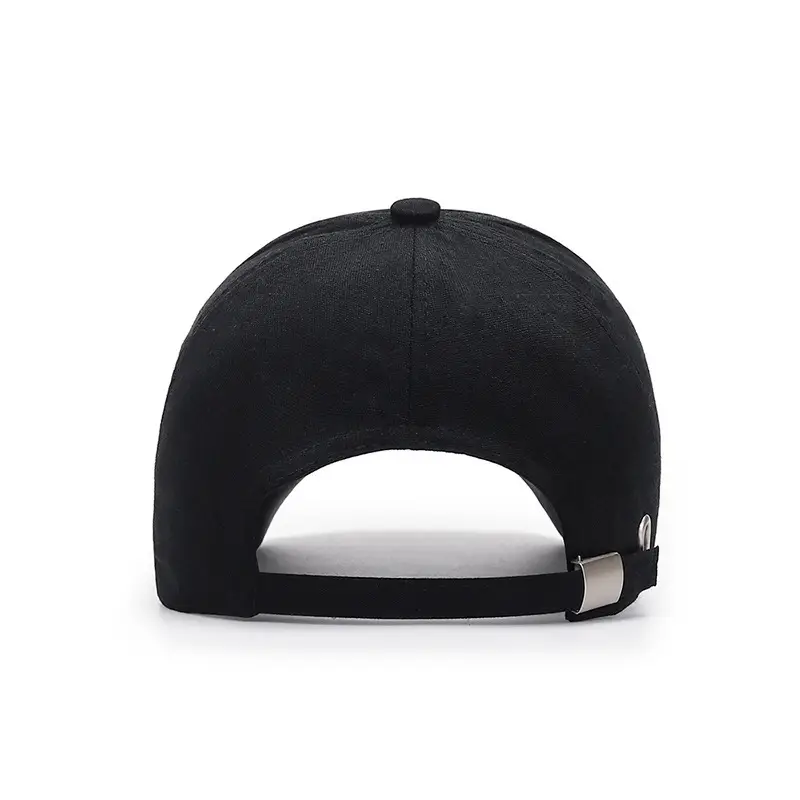 Men Extended Brim Baseball Cap Navy Outdoor Sports Hiking Hat - Image 9