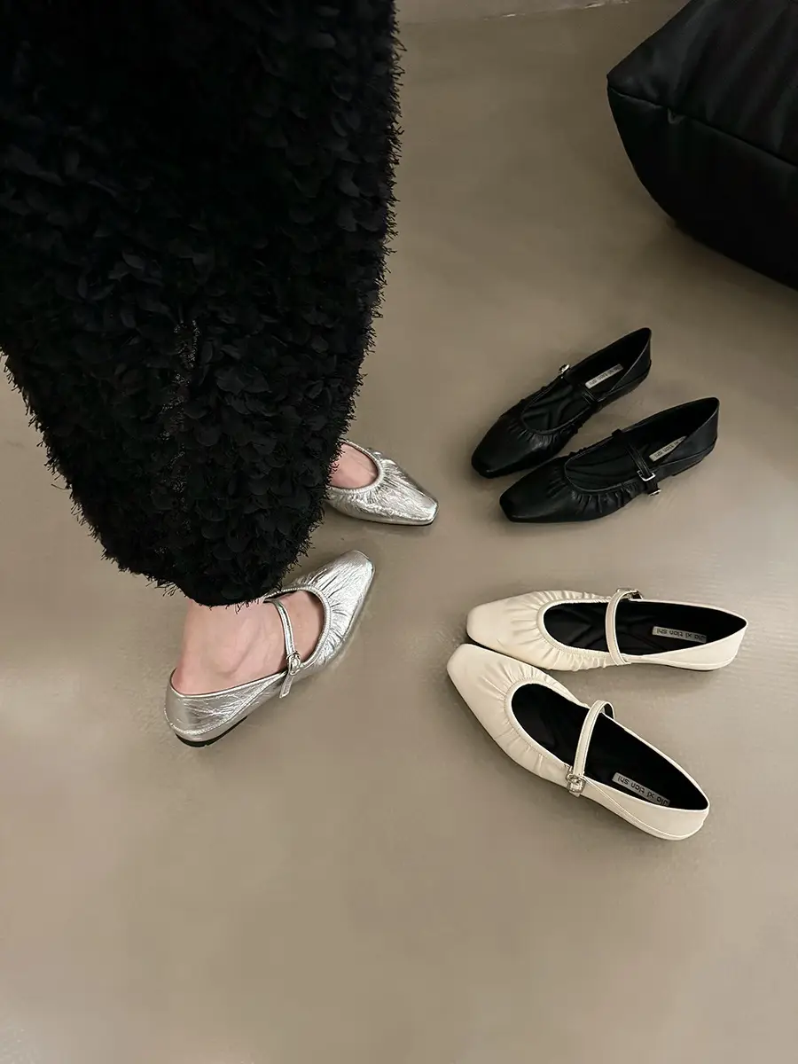 Women Flat Bottom French Spring Niche Shoes 2024 — feature 2