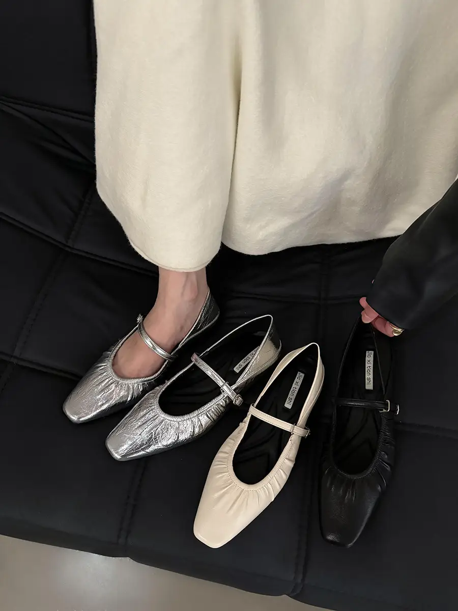 Women Flat Bottom French Spring Niche Shoes 2024 — feature 5