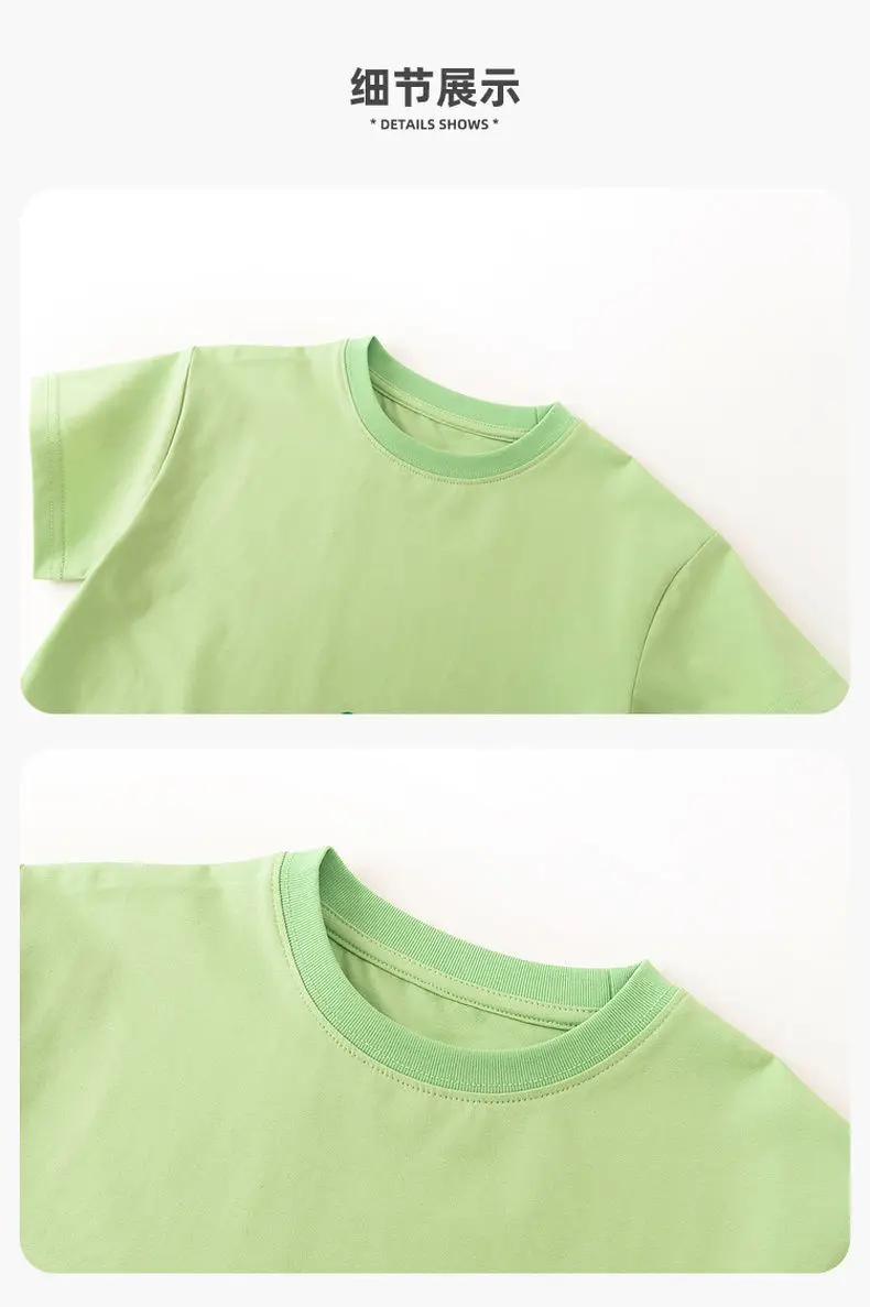 Dudu Boy's Cotton T-Shirt Summer New Kids Short Sleeve — feature 14