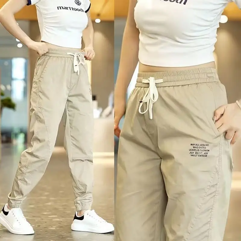 Men's Leg-toe Cargo Pants Brown Grey Casual Loose Fit — feature 6