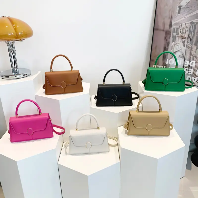 Green Square Shoulder Bag for Women 2024 - Image 7