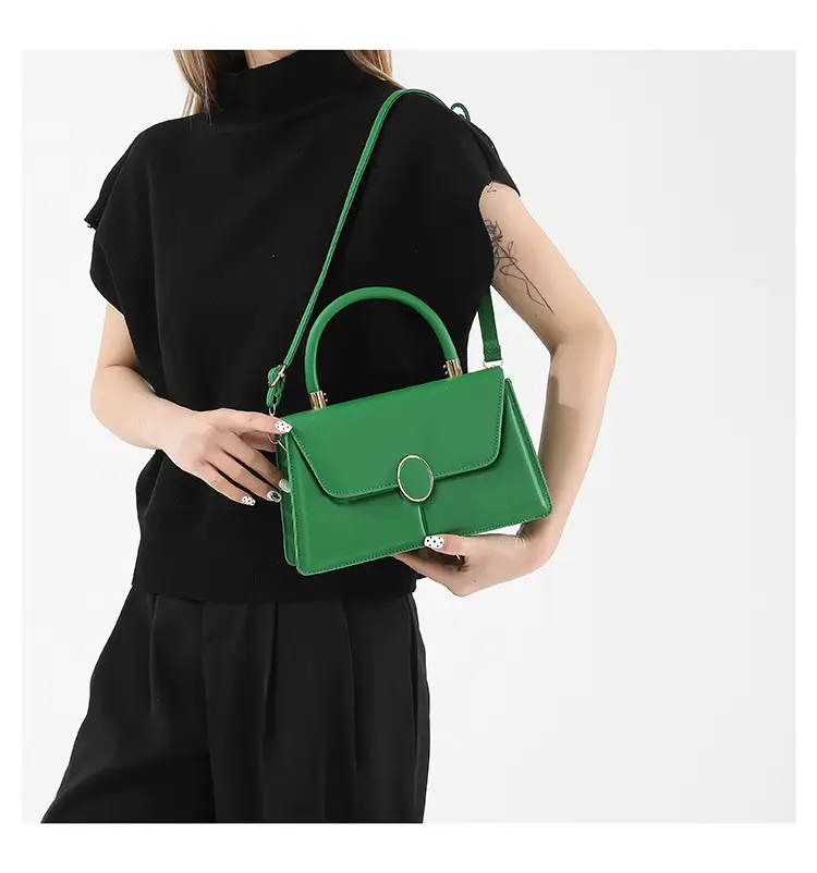 Green Square Shoulder Bag for Women 2024 — feature 17