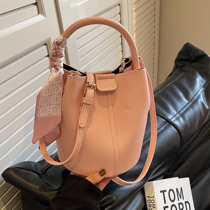 Women's Cream Textured Shoulder Crossbody Bag 2026 - Image 8