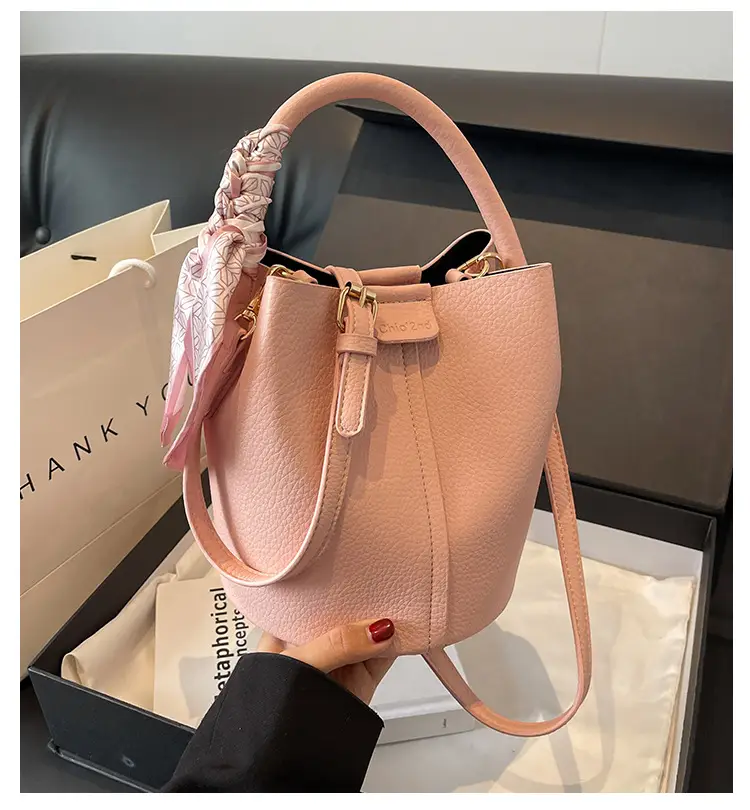 Women's Cream Textured Shoulder Crossbody Bag 2026 — feature 10