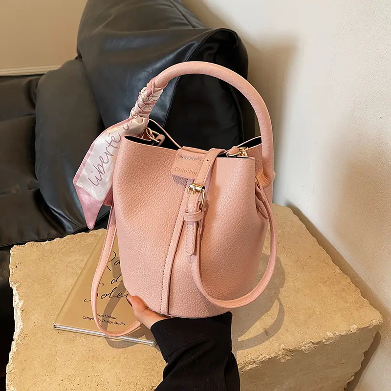 Women's Cream Textured Shoulder Crossbody Bag 2026 - Image 3