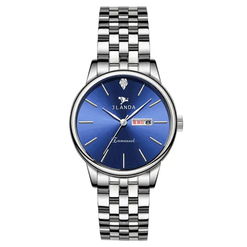 Gold Business Men's Quartz Watch with Live Display - Image 4