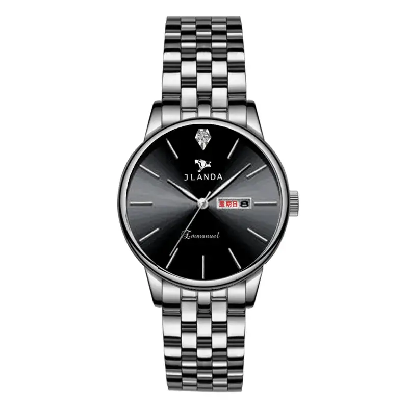 Gold Business Men's Quartz Watch with Live Display - Image 5