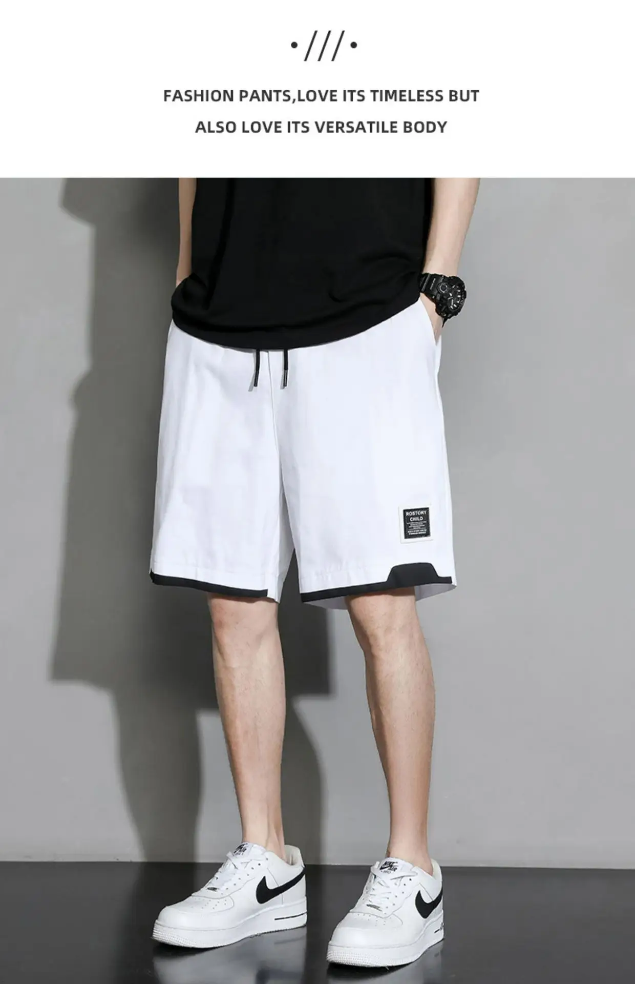 Camel Pure Cotton Summer Shorts Men Plus Large — feature 15